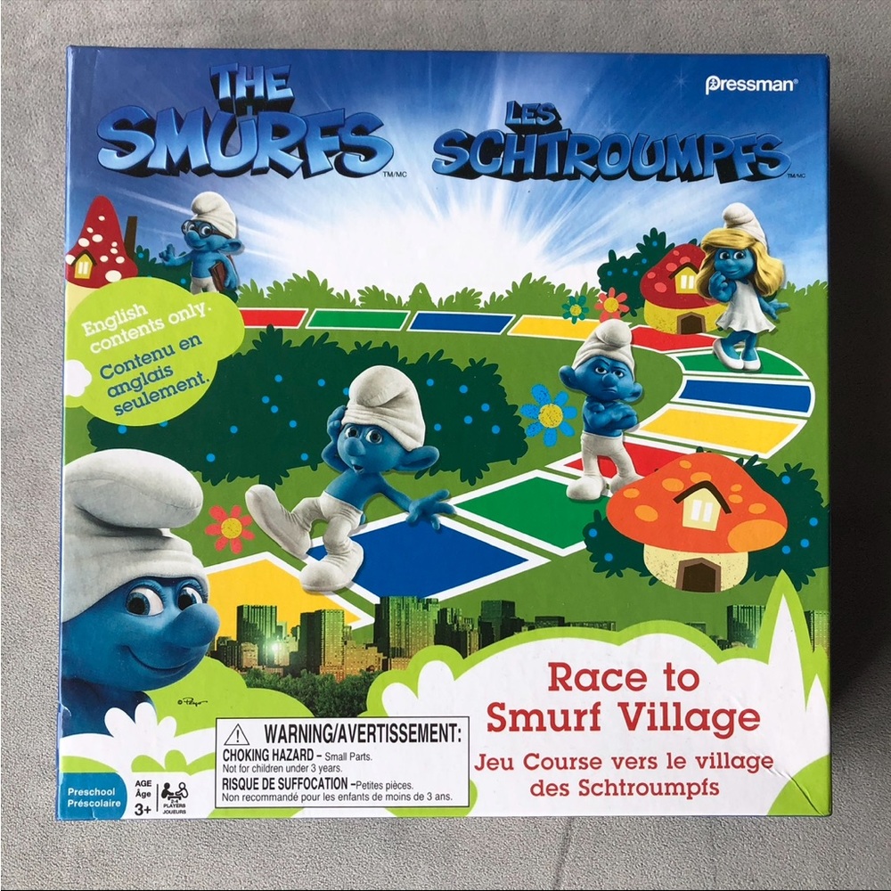 Smurfs ~ Race to Smurfs Village ~ Board Game